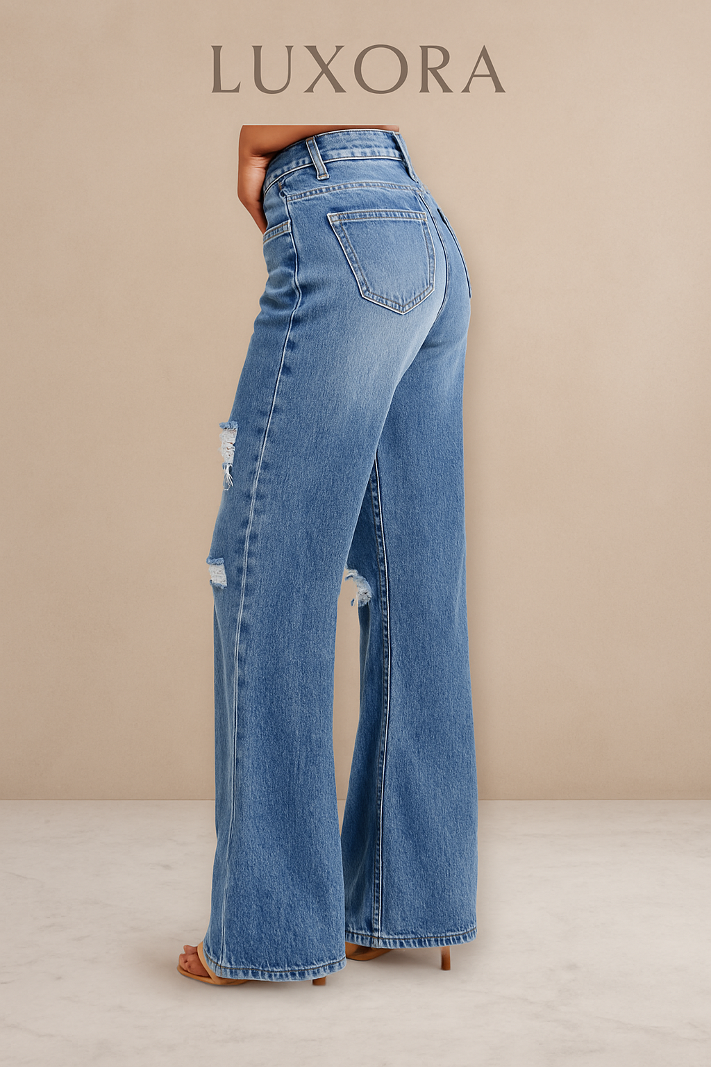 Jean Bootcut Taille Haute