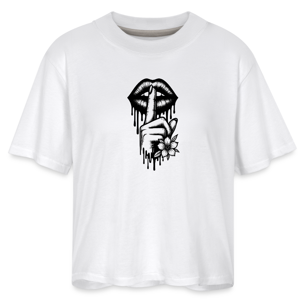 T-SHIRT BOX “SILENCE” – DROP 002 – BLANC - white