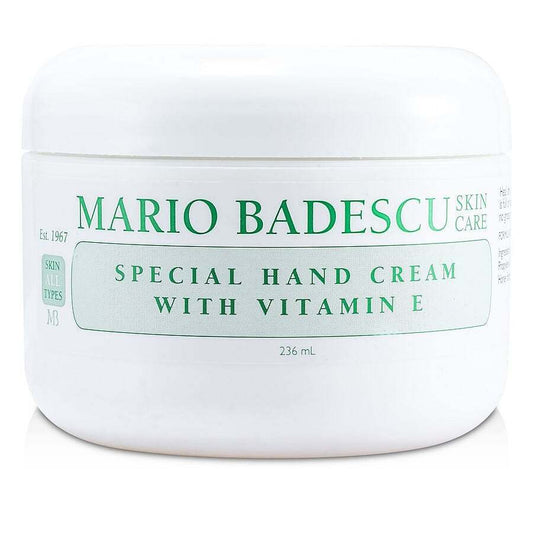 Mario Badescu – Crème Spéciale pour les Mains à la Vitamine E (236 ml / 8 oz)