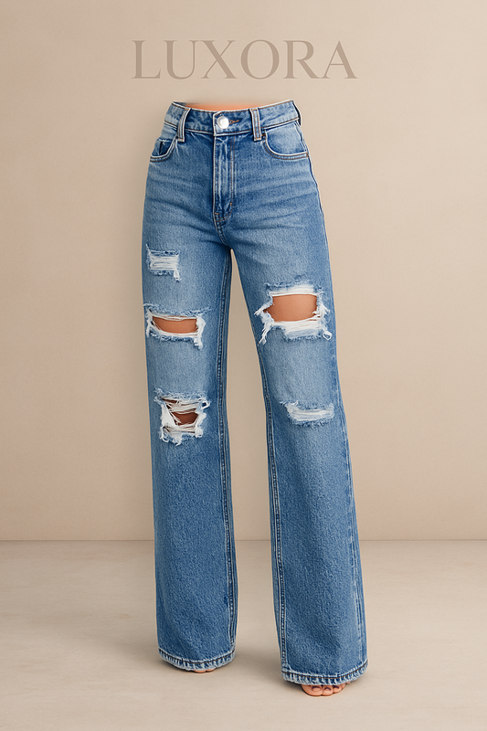 Jean Bootcut Taille Haute