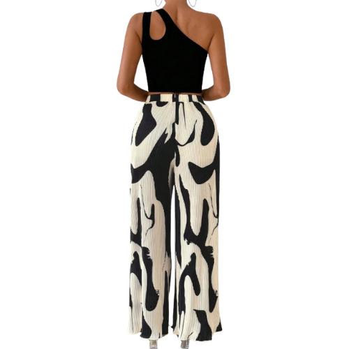 "Simplement toi" – Ensemble top court et pantalon fluide