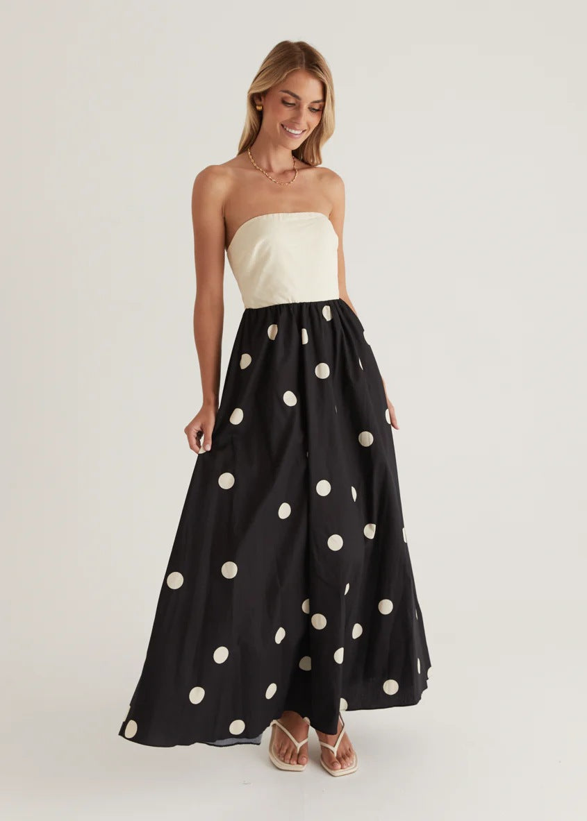 robe bustier "minuit d’été"