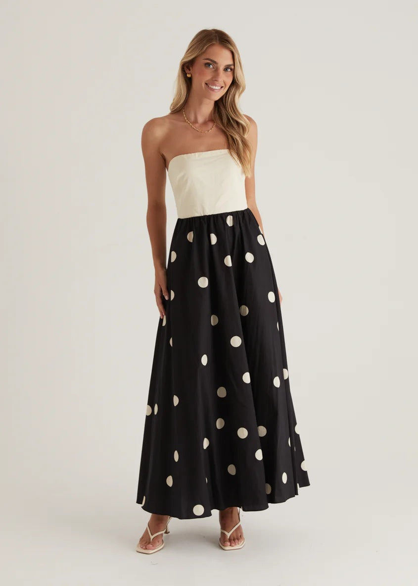 robe bustier "minuit d’été"