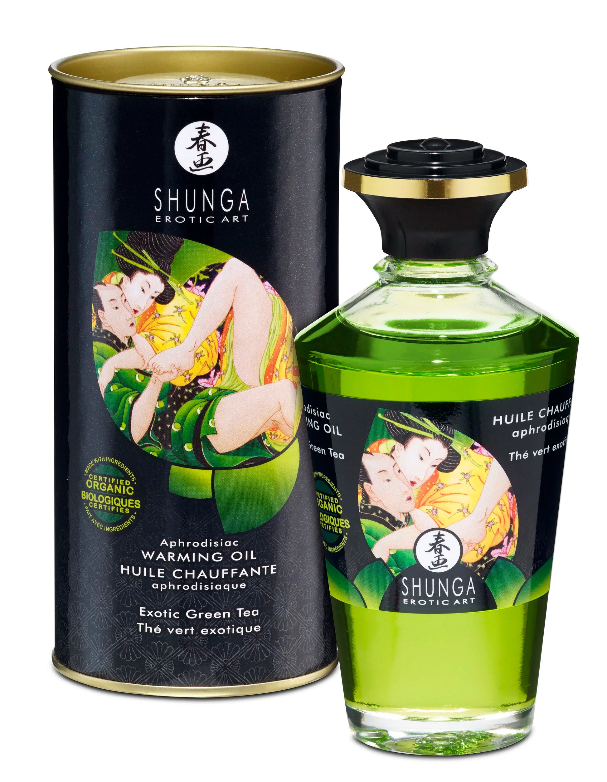 Aphrodisiac Organica Warming Oil – Thé Vert Exotique